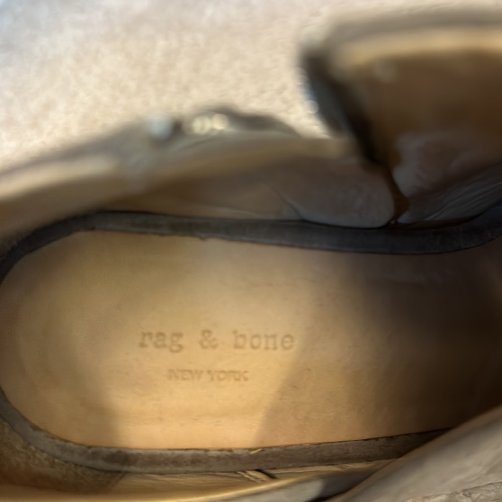 Rag And Bone Booties, Lightly Worn Light Grey Sue… - image 4